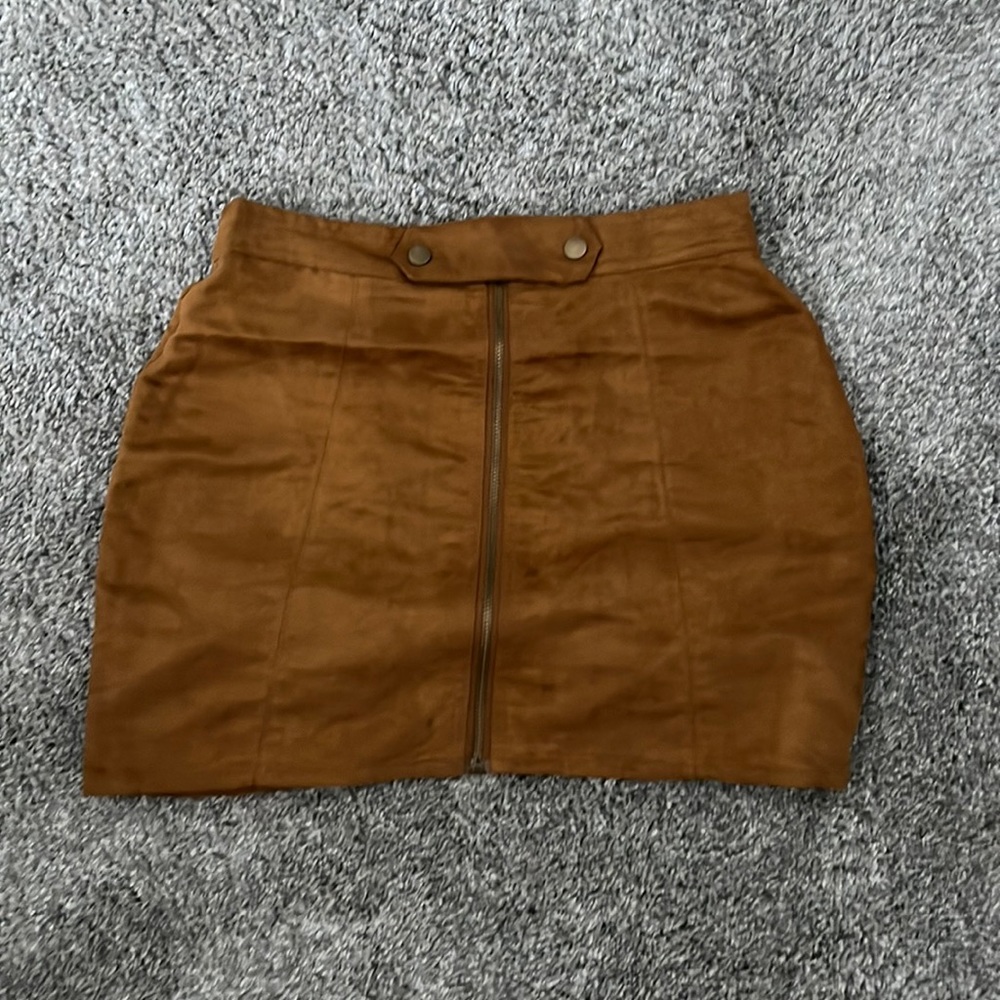 Suede Skirt